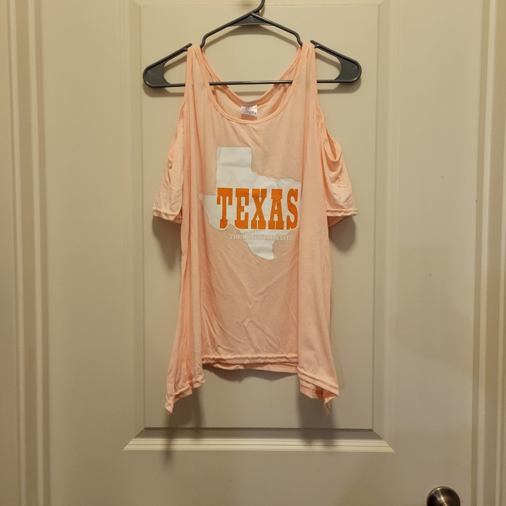 Pink Texas Boutique Cold Shoulder Blouse